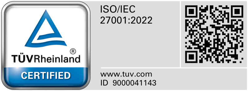 Сертификат ISO/IEC 27001:2022
